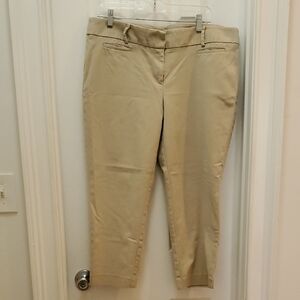 LOFT Tan Ankle Pants